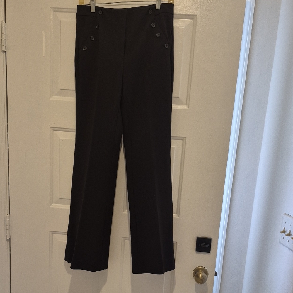 White House Black Market Black Straight Leg Pants